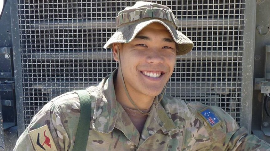 Former Australian soldier Nolan Woo
