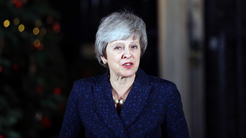 Theresa May speaks outside 10 Downing Street