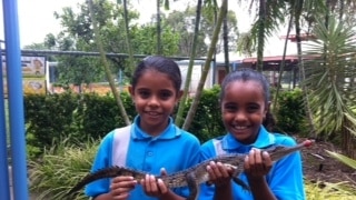 Snappy croc discovery causes excitement at primary school.