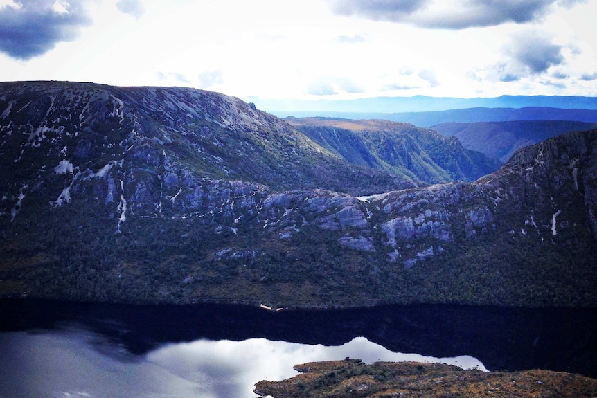 View from Marion's Lookout at northern end of Tasmania's Overland Track.