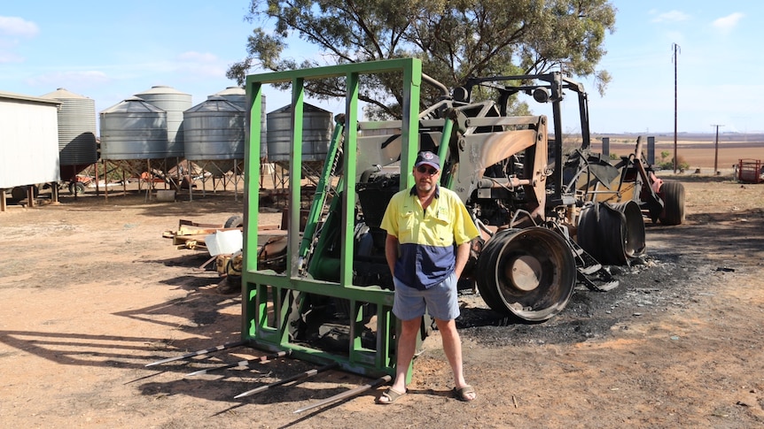 Gary Green on farm