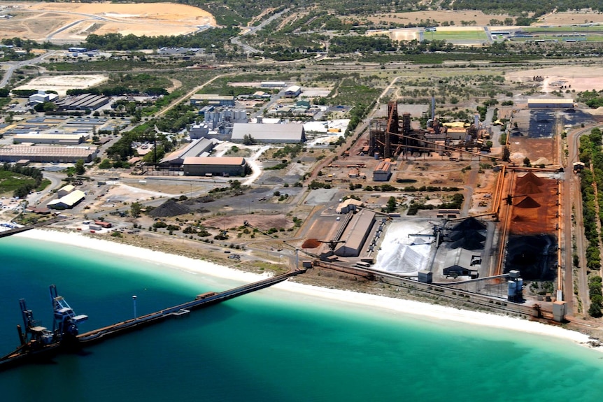 Kwinana Bulk Terminal aerial shot