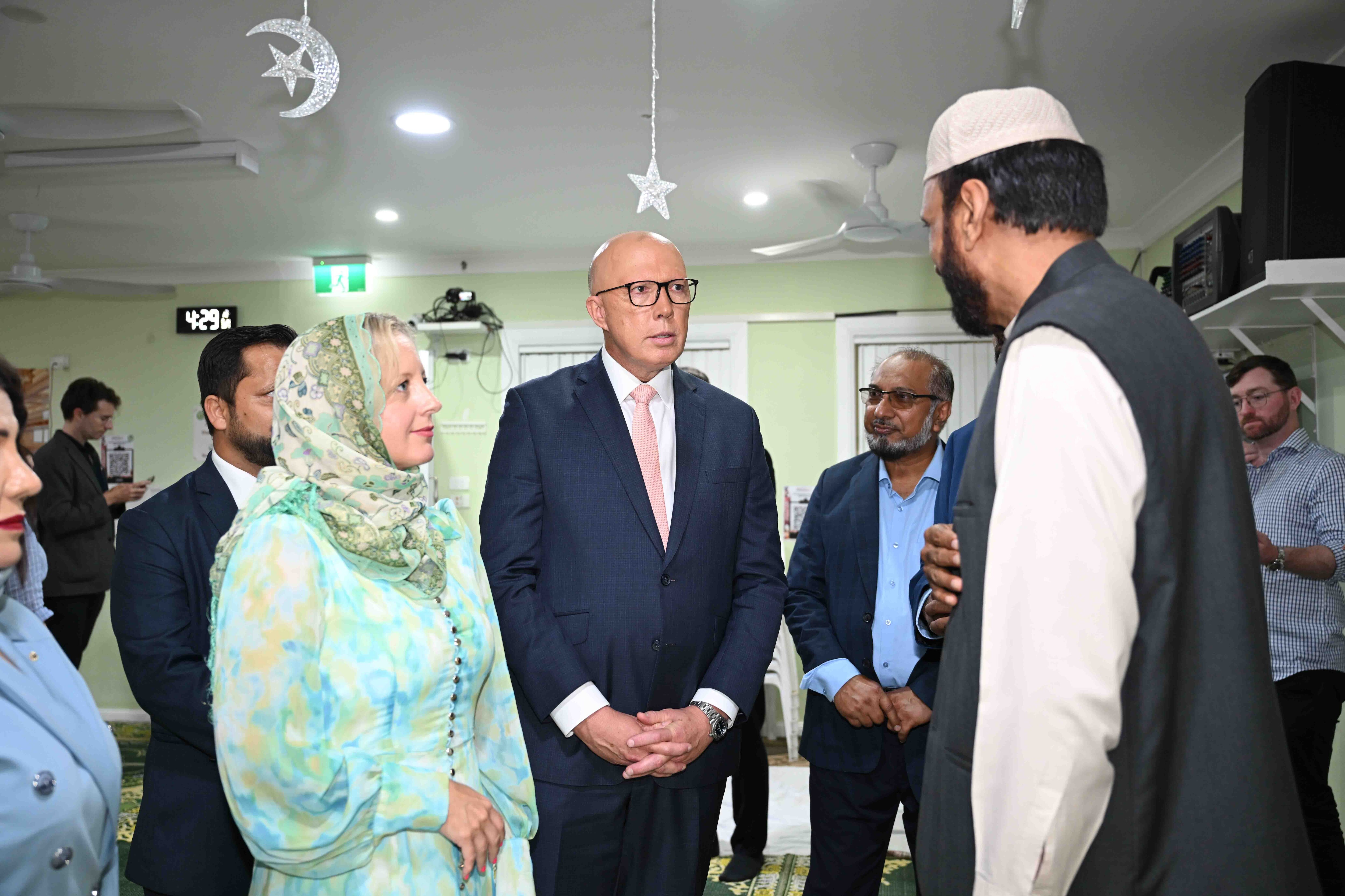 Leaders missing from Eid events, as split over politicians at prayers becomes heated