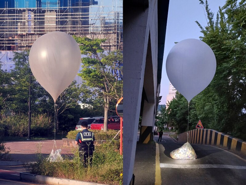 N. Korea continues to fly "trash balloons" to S. Korea