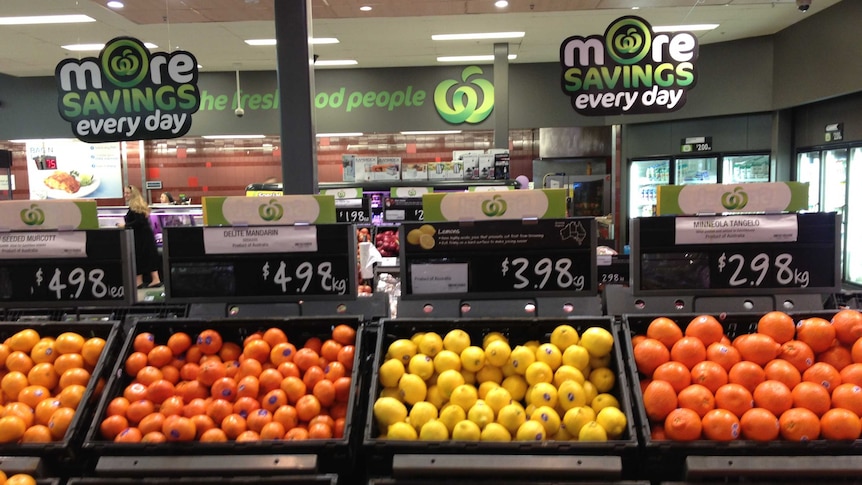 Citrus in Woolworths supermarket