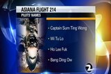 KTVU showed a graphic with phony names during its newscast about the Asiana crash at San Francisco International Airport.