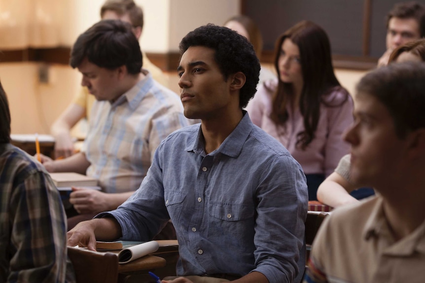 Australian actor Devon Terrell pictured playing a young Barack Obama.