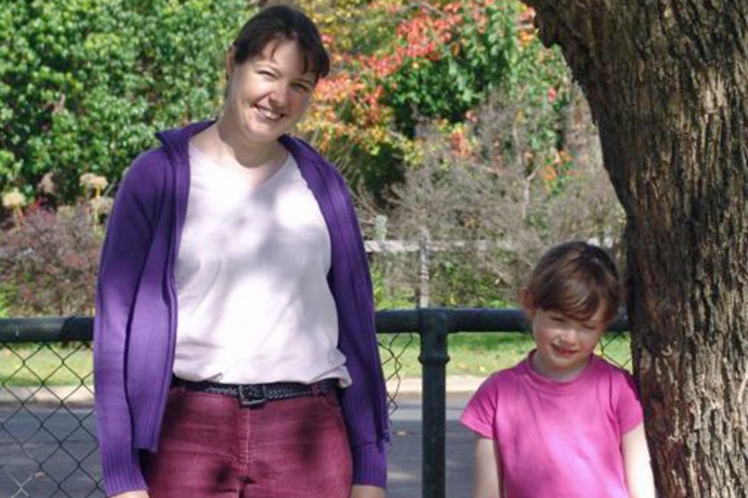 Chantelle McDougall and her six-year-old daughter, Leela.