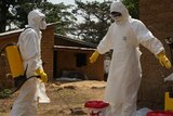 Ebola volunteers in Guinea