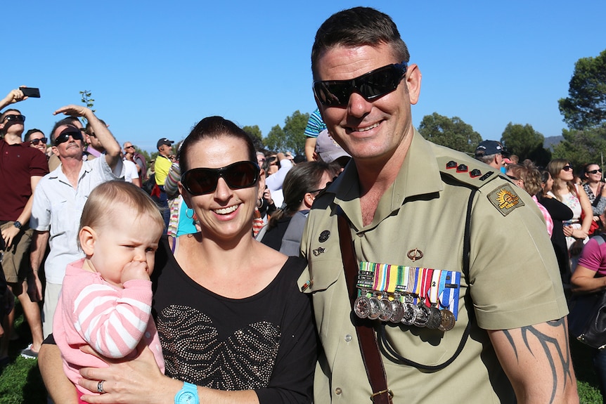 Operation Slipper parade in Canberra