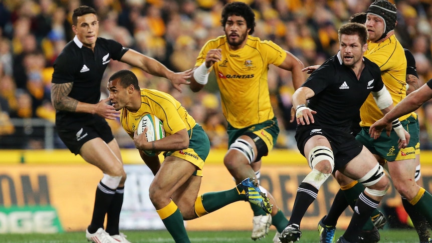 Will Genia will lead Australia against New Zealand, as David Pocock is set for knee surgery.