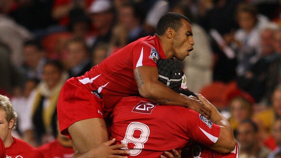 Going out with a bang...the Reds came back at the death to beat the Highlanders.