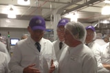 Tony Abbott at Cadbury