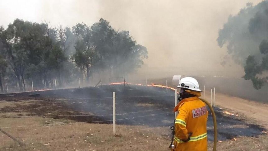 Firefighters at work across NSW