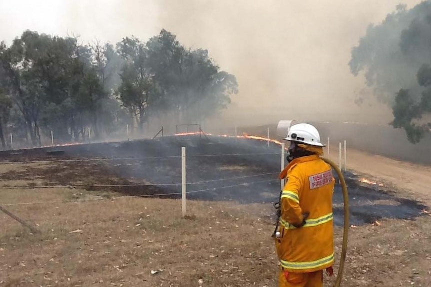 Firefighters at work across NSW