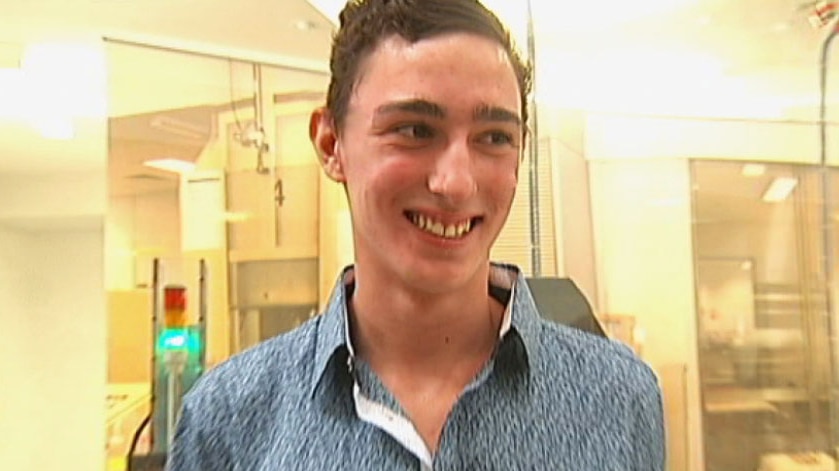Sydney teenager Harley Russo collected the first minted coin for 2015 at the Royal Australian Mint in Canberra.
