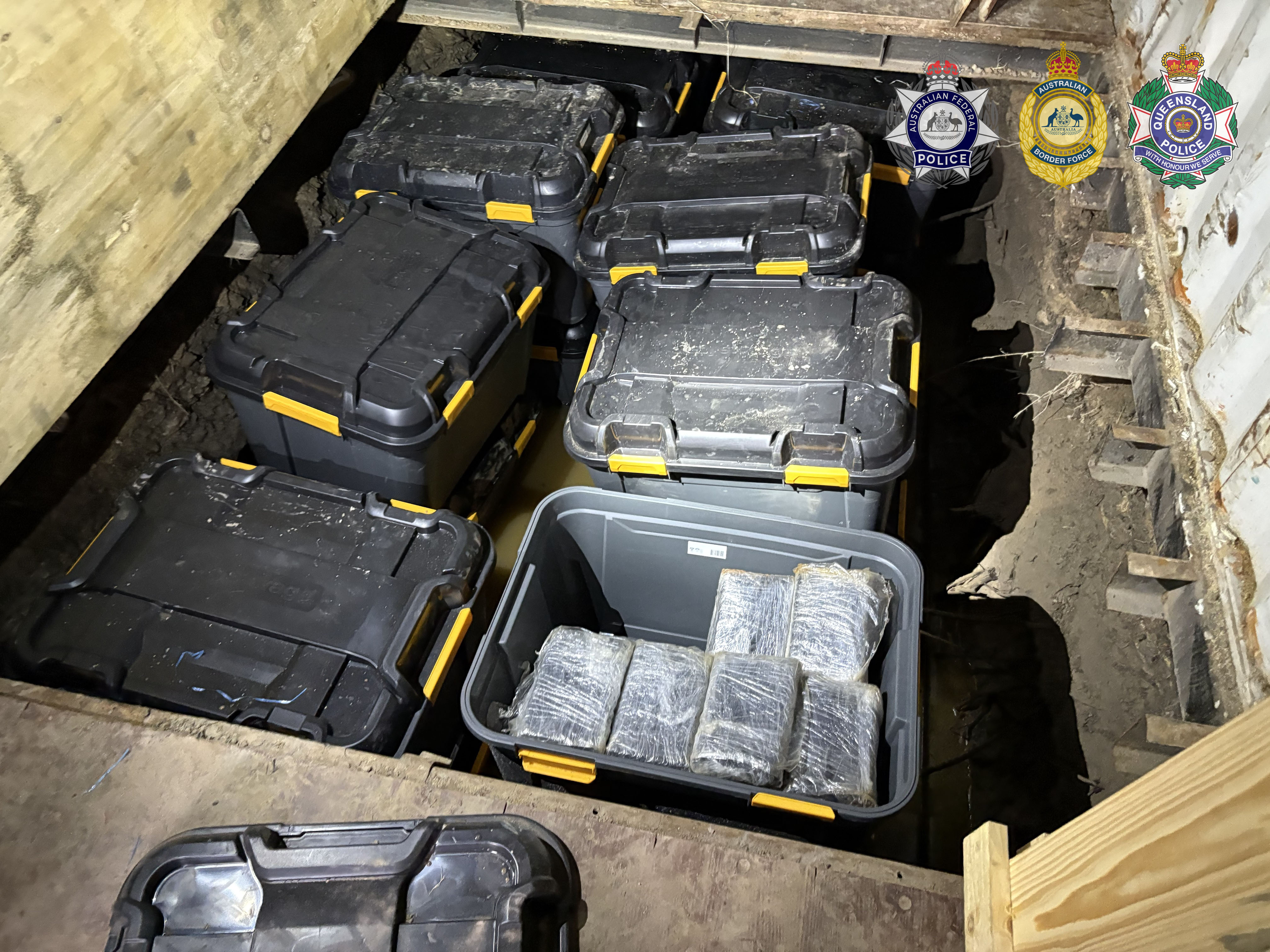 2.7 tonnes of cocaine found in elaborate bunker system at Sydney property