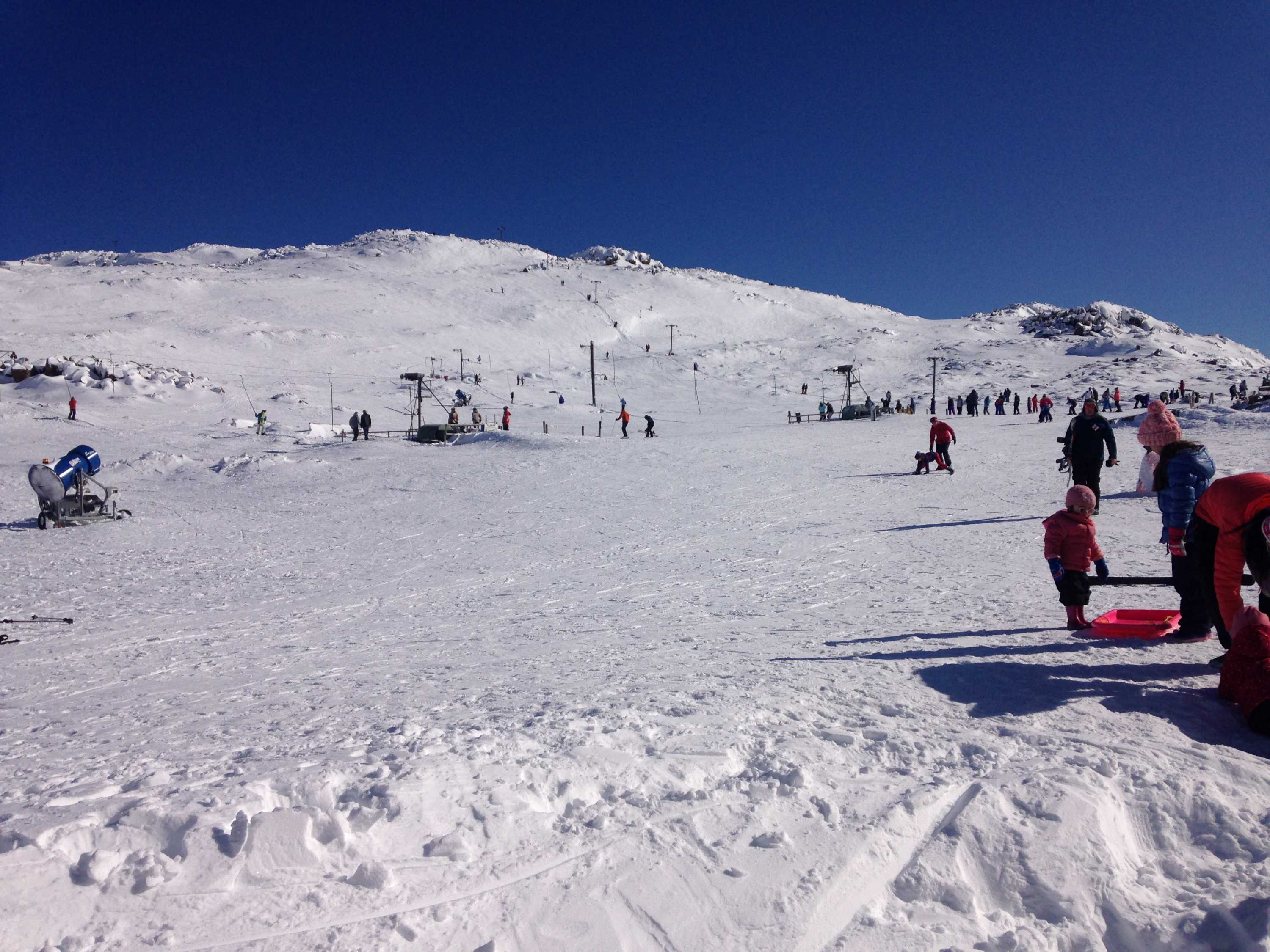 Tows working on Ben Lomond