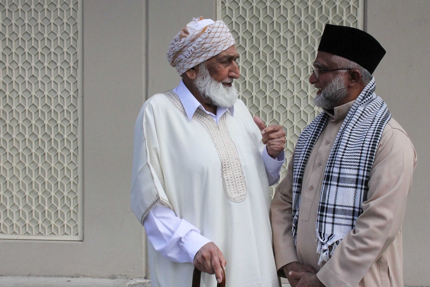 Members of the Virgin Mary Mosque