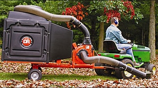The super-size solution - the problem of abundant autumn leaves in Vermont is tackled head-on!