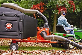 The super-size solution - the problem of abundant autumn leaves in Vermont is tackled head-on!