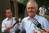 Former federal opposition leader Malcolm Turnbull announces his decision not to resign from politics