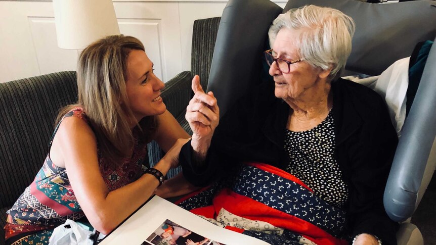 Lisa Backhouse and her mother Christine.