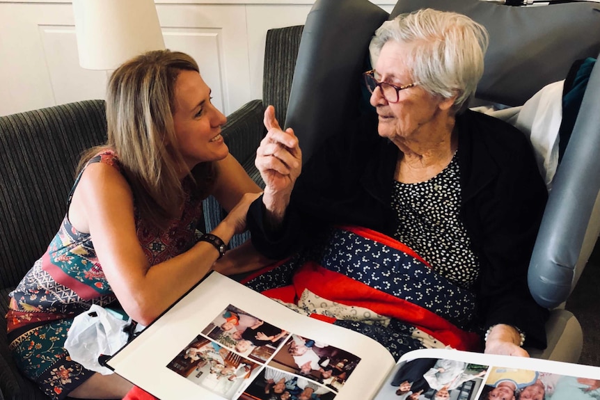 Lisa Backhouse and her mother Christine.