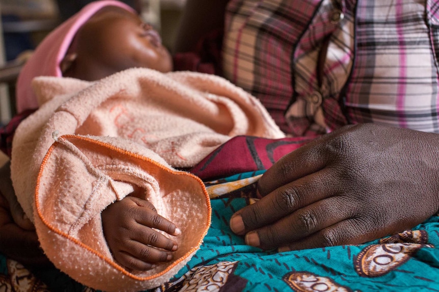 Patients travel to the Chikuni Mission Hospital to receive rudimentary but life-saving medical care.