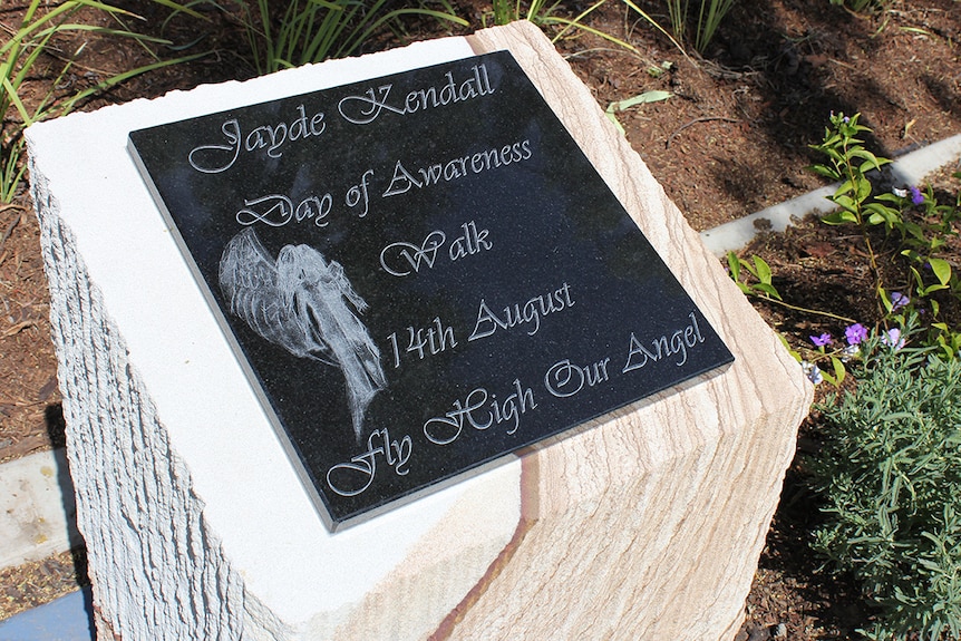 Jayde Kendall memorial