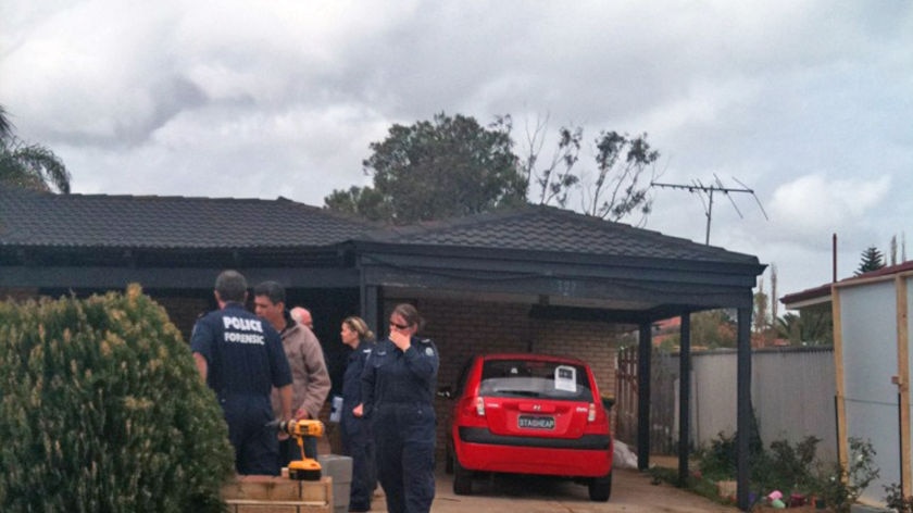 Police are combing Iveta Mitchell's home in Parmelia for clues