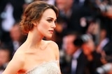 Actress Keira Knightley attends the Atonement premiere at the Venice Film Festival.