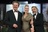 Kate Winslet, John C Reilly and Christoph Waltz