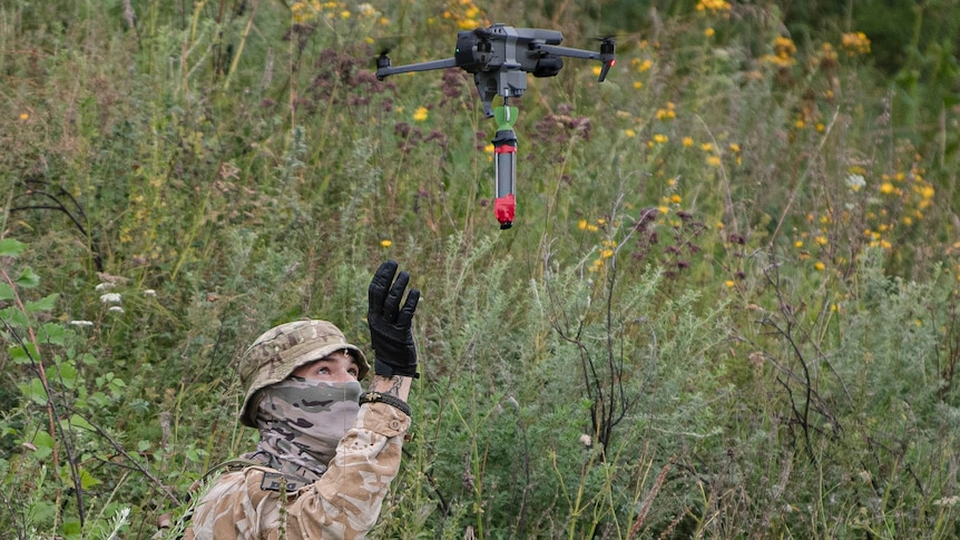 Why Ukraine's kamikaze racing drones are causing a buzz on and off