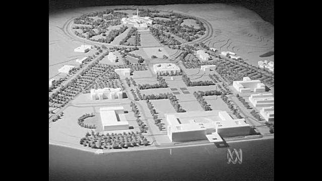 Scale model of the city of Canberra