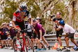 Richie Porte on Willunga Hill