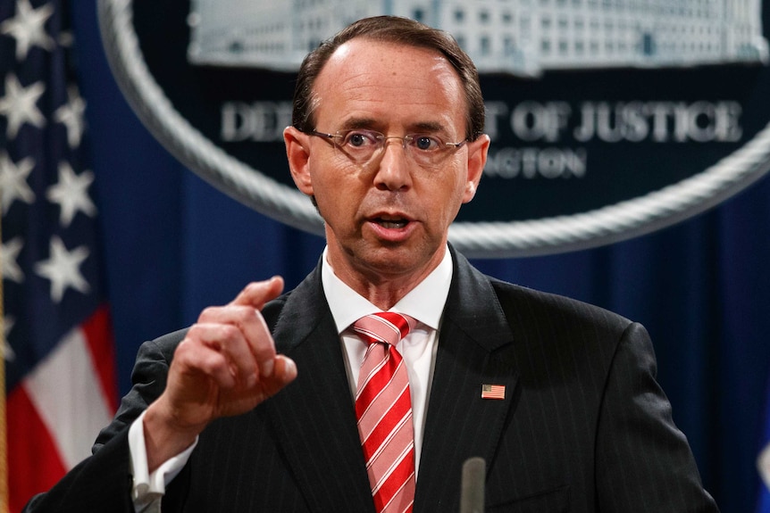 Deputy Attorney-General Rod Rosenstein