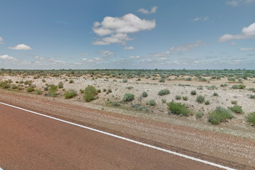 A view from the Stuart Highway in South Australia's far north.