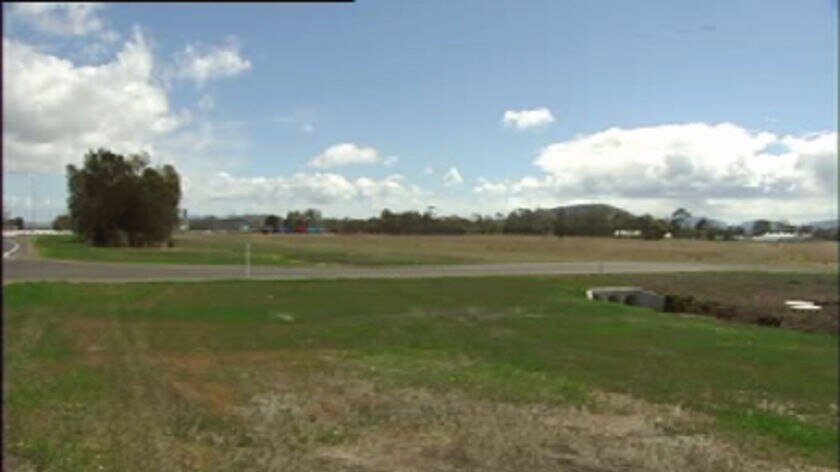 The site of the planned DFO near Hobart Airport