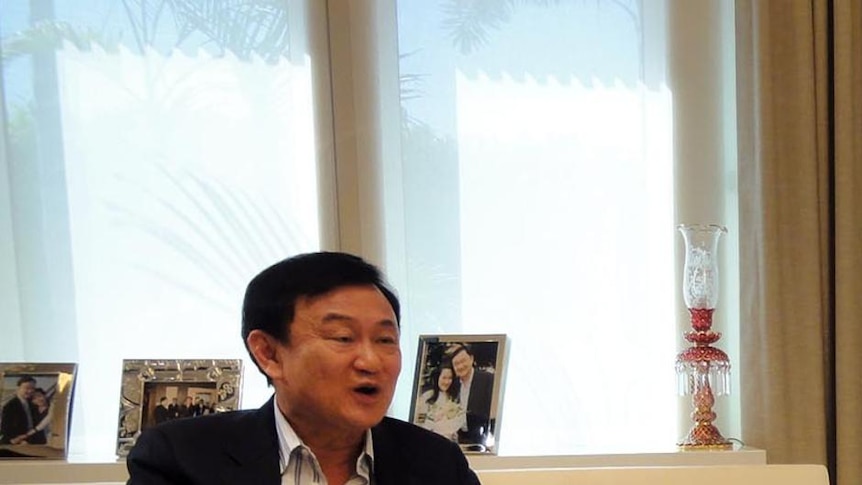 Thaksin Shinawatra speaks with Zoe Daniel