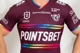 LGBTQI+ pride jersey causes controversy among Manly Eagles players