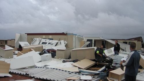 Aftermath of Cyclone George
