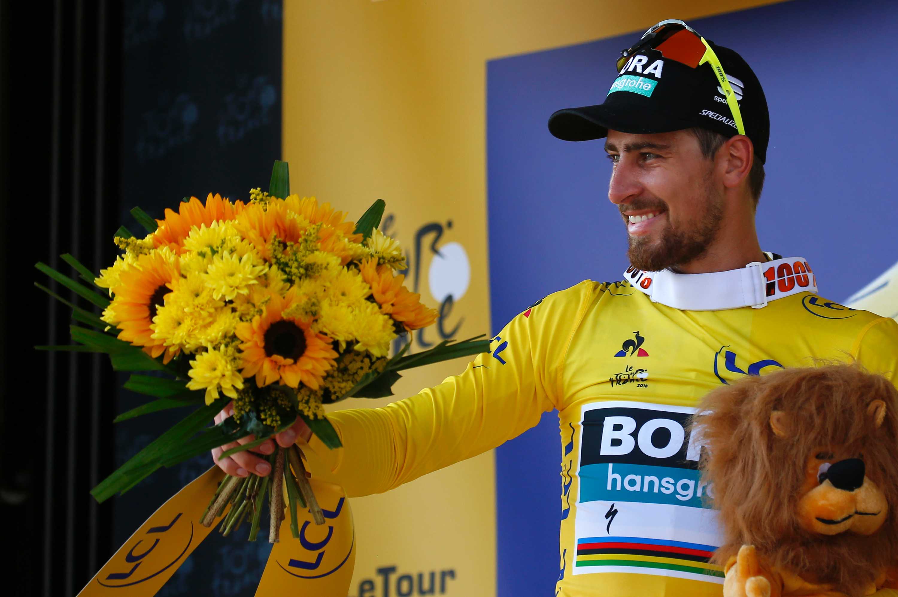 Tour De France Sprint King And Green Jersey Perennial Peter Sagan Lights Things Up In Yellow Abc News