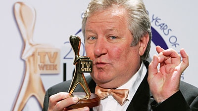 John Wood honoured with a Gold Logie in 2006.
