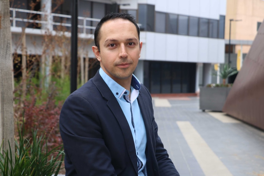 Headshot of South Australian man Arman Abrahimzadeh.