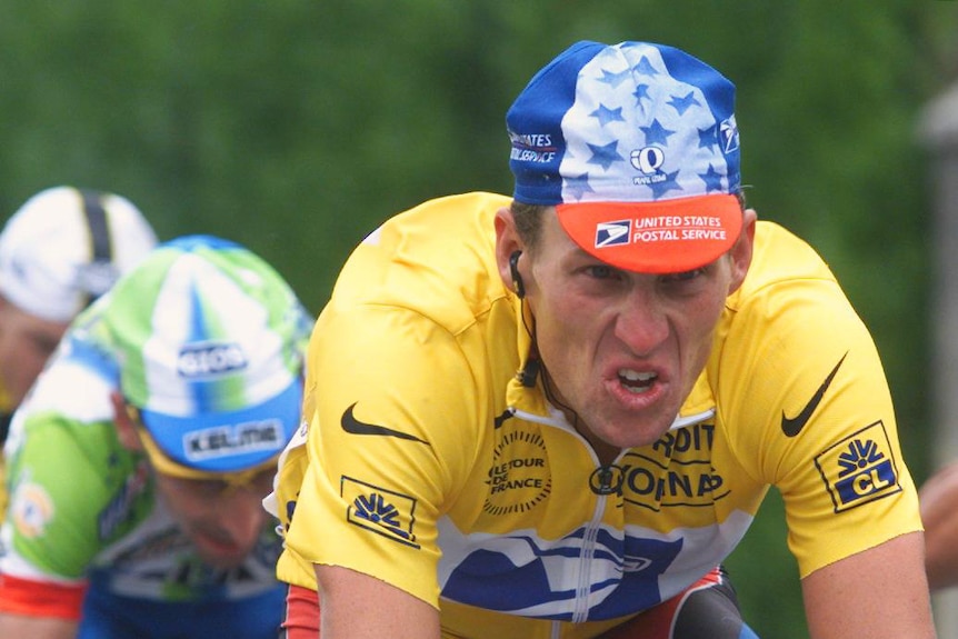 Lance Armstrong in 1999 Tour De France