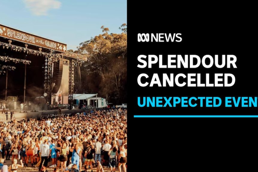 Splendour Cancelled, Unexpected Events: A crowd in front of a music stage.