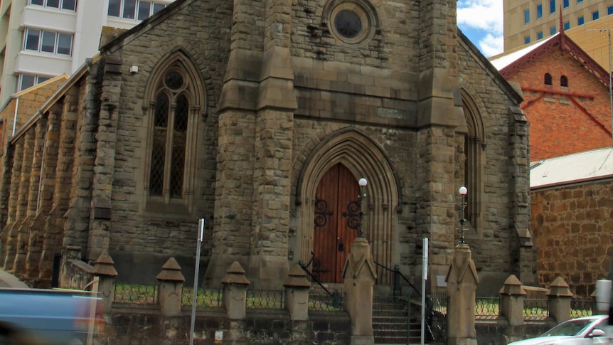 Former church on Davey Street, Hobart