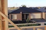 Newly built homes in a housing estate in suburban Melbourne