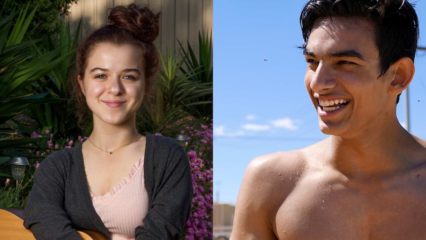Composite image of Heywire winners Chloe Parker (L) and Alexander Rajagopalan (R).